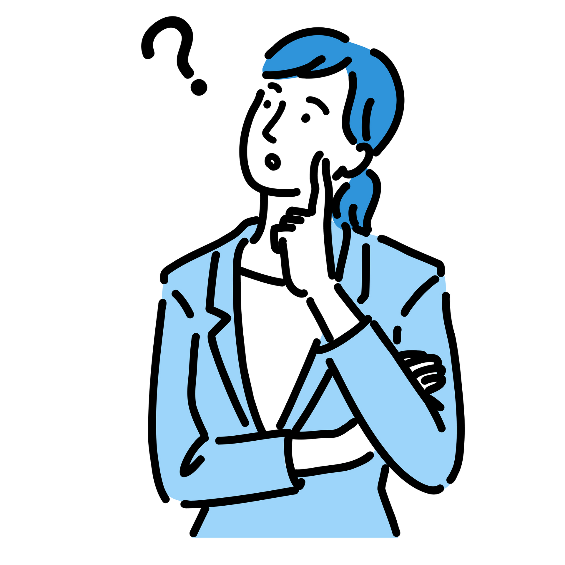 悩む女性