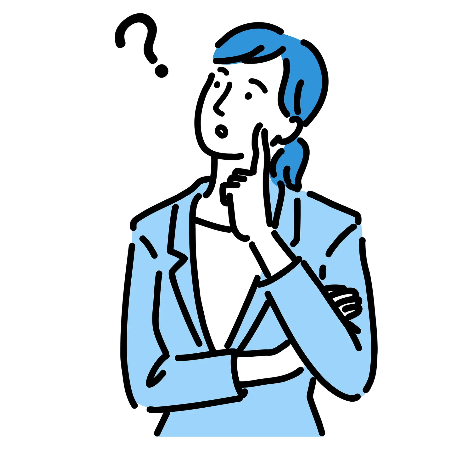 悩む女性